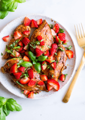 Enjoy this Strawberry Basil Chicken
