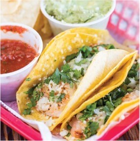 Delicious Mexican food at Taco Mama
