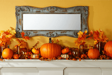 Decorate your mantel for fall